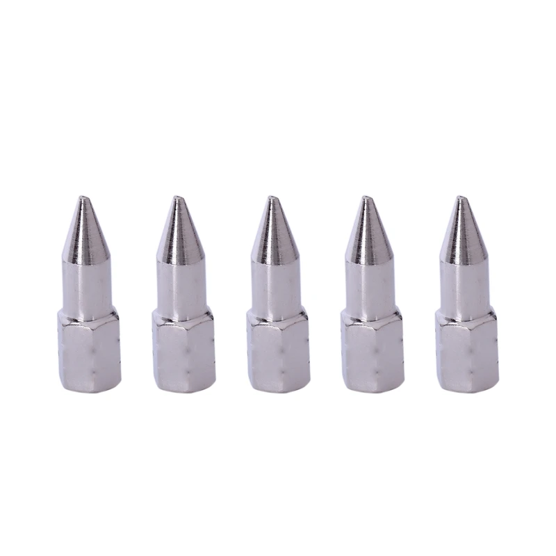 

10Pcs 9Mm Female Thread Diameter 9Mm Conic Grease Gun Nozzle Coupling Silver Color