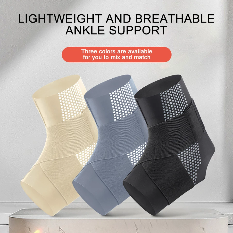 1PCS Ankle Brace Breathable Compression Support Bandage Fixed Basketball Running Sleeve Sports Injury Recovery |