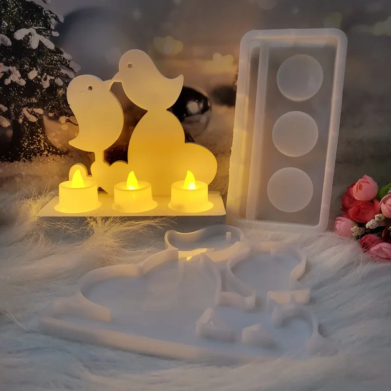 Силиконовая форма сделай сам для двух птиц