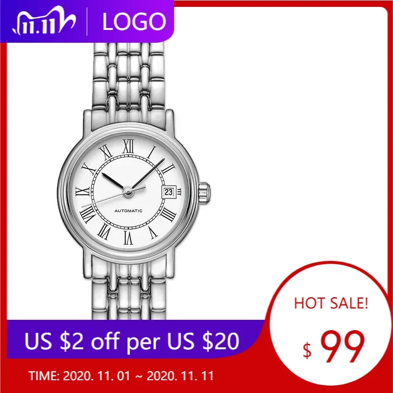 Роскошные новые часы Rose Beauty Quartz Womens Whtie Reloj Hombre