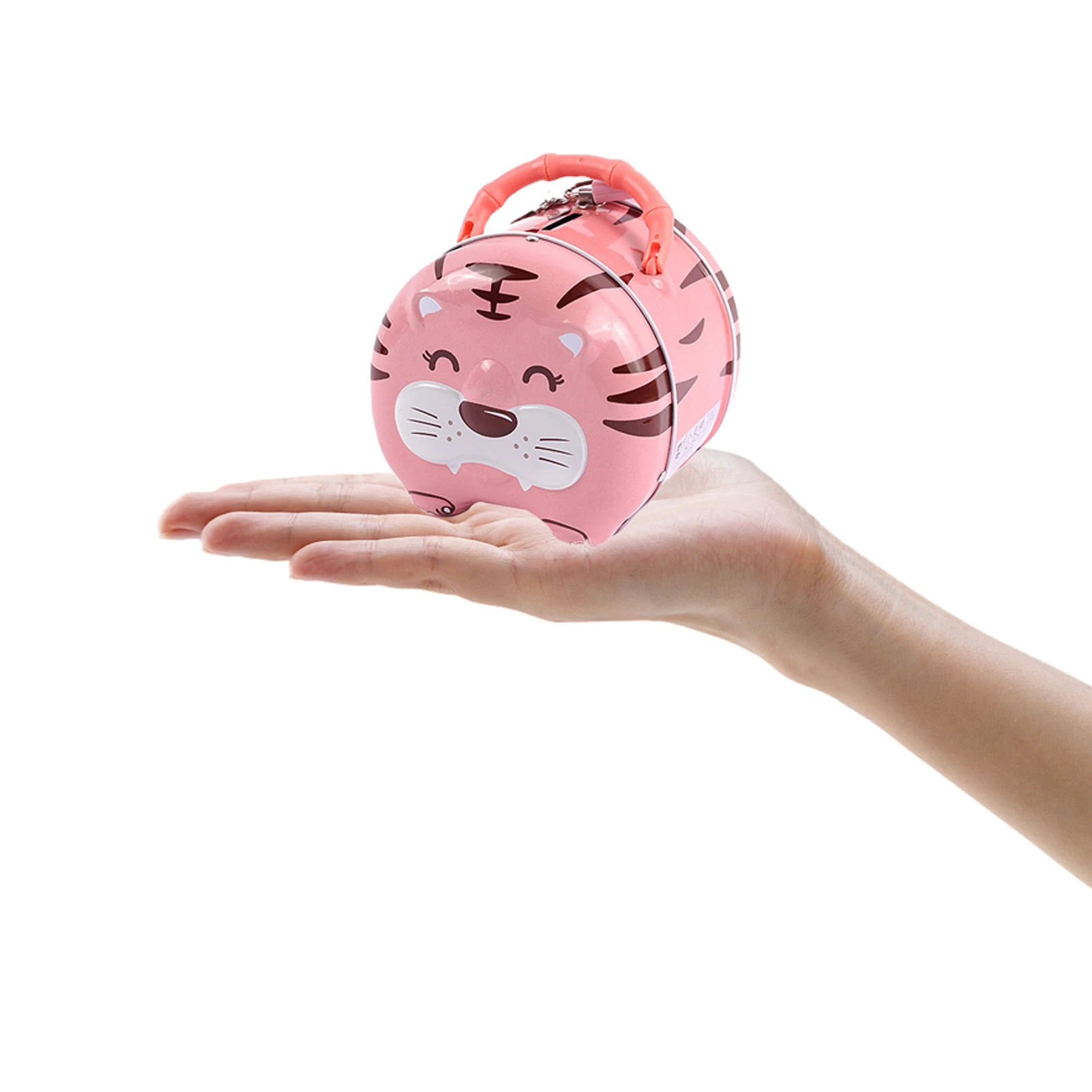 

Тигровая копилка, небьющаяся жестяная банка для денег, копилка для монет для девочек и мальчиков, практичные подарки на день рождения, Рожде...