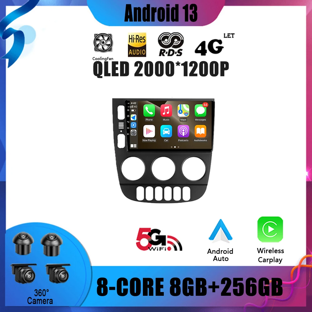 

Android 13 For Benz 1997-2005 Car Radio Multimedia Video GPS Navigation No 2 Din DVD Player