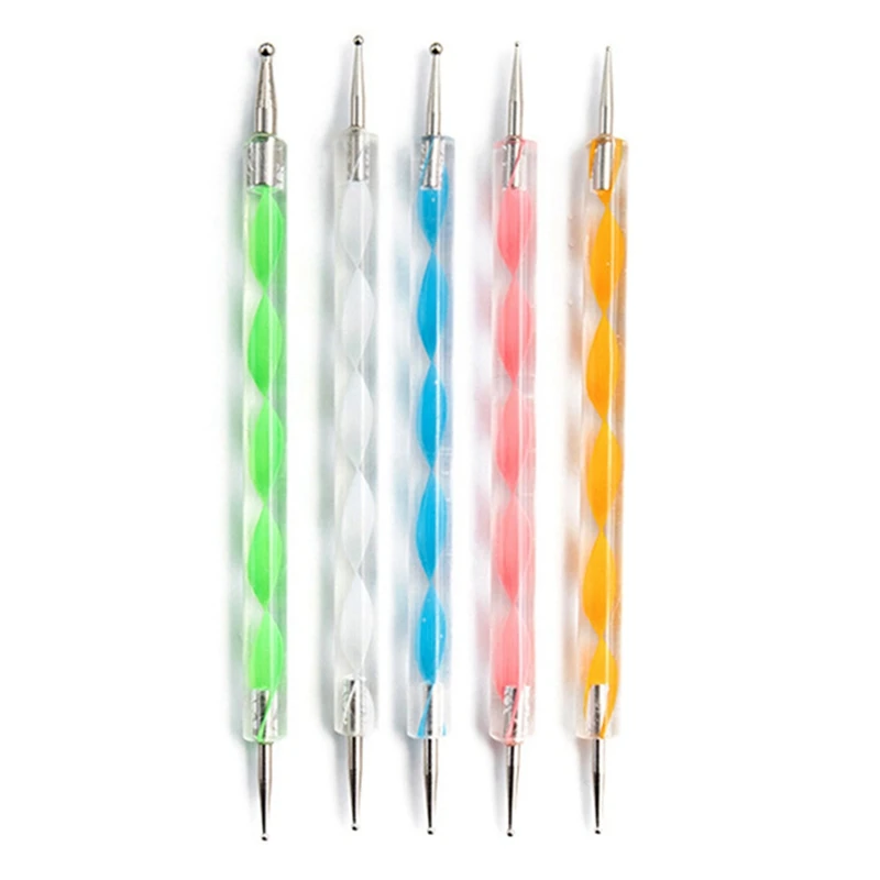 15 шт./компл. Набор для рисования УФ-гелем дизайна ногтей акриловая ручка Стразы