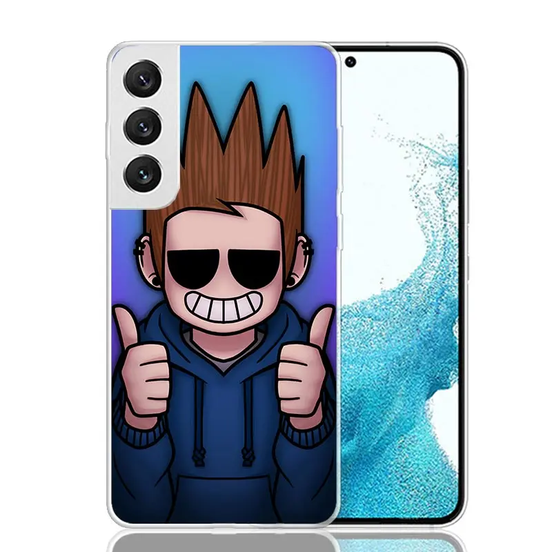 Фото Чехол для телефона с рисунком аниме Eddsworld для Samsung Galaxy S26 Ultra S23 S24 S25 Edge S20 FE S21 S22 Plus, мягкий чехол с принтом №2