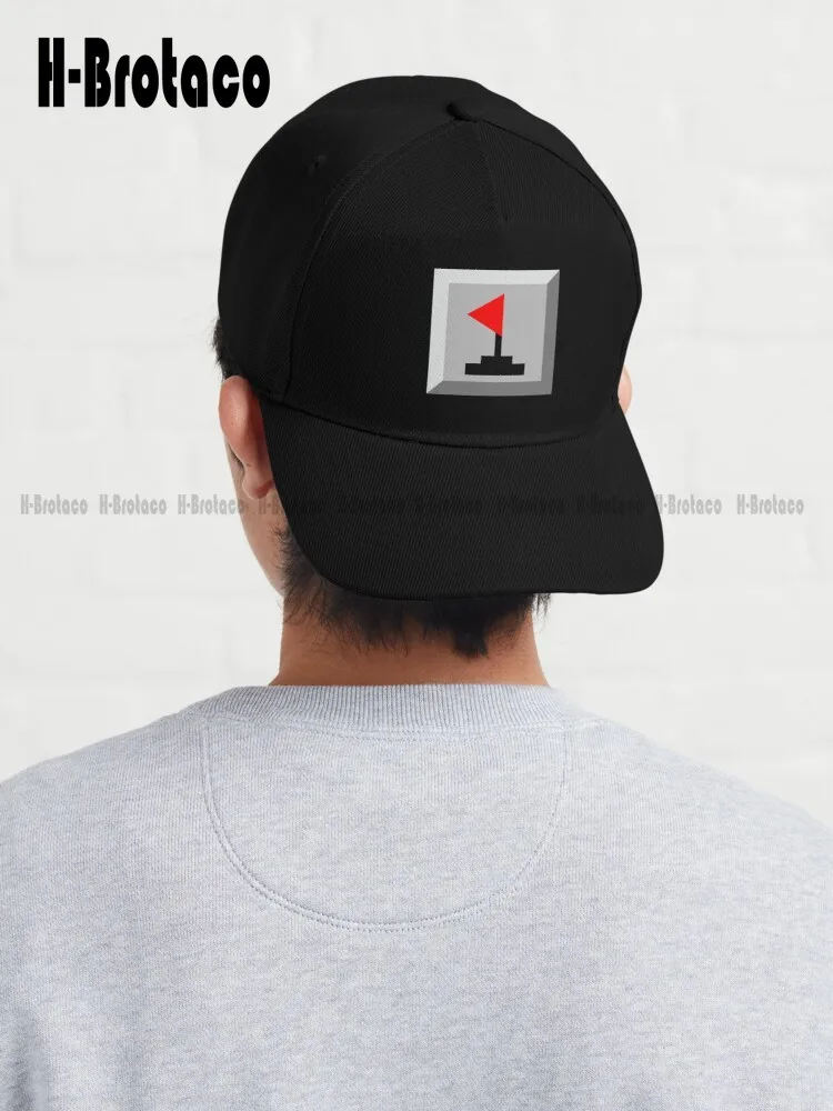 

Minesweeper - Red Flag Baseball Cap Womens Hats Hunting Camping Hiking Fishing Caps Hip Hop Trucker Hats Custom Gift Harajuku