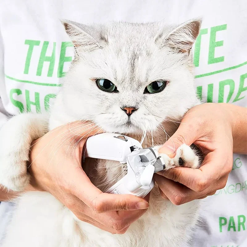 

PETKIT Pet Nail Clippers LED Lighting Cat ABS Stainless Steel Splash-proof Safety Does Not Hurt The Claws