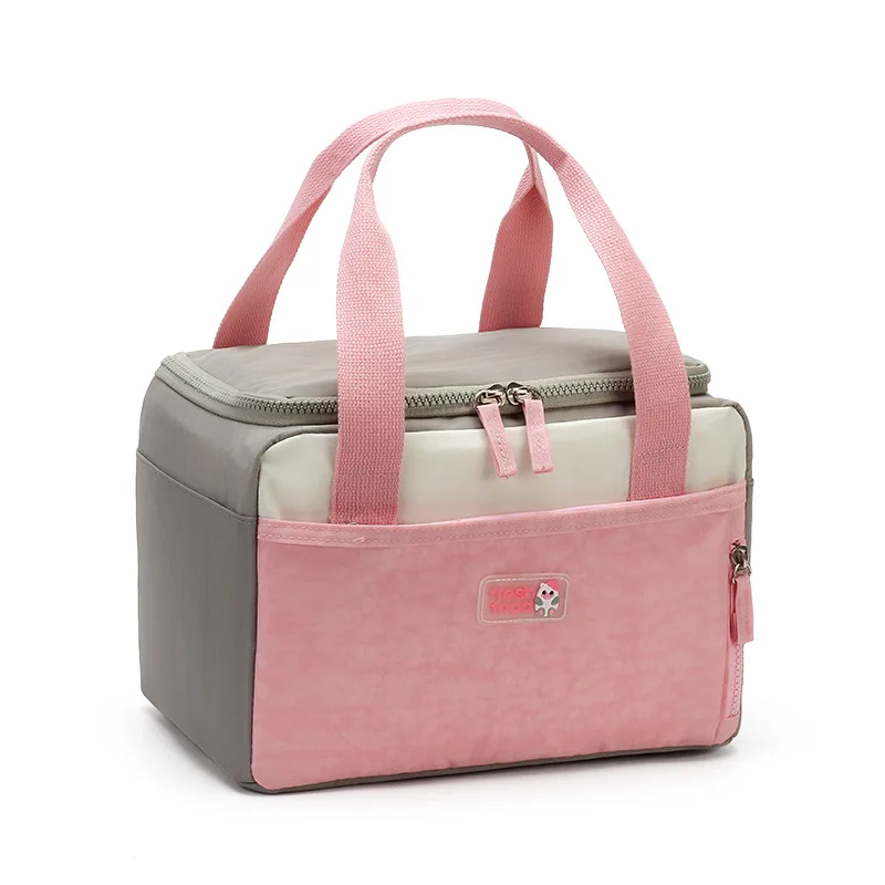 

Портативная сумка для пикника, вместительный изолированный Ланч-бокс с несколькими карманами, сумка-тоут, сумка-холодильник, термос для хранения еды