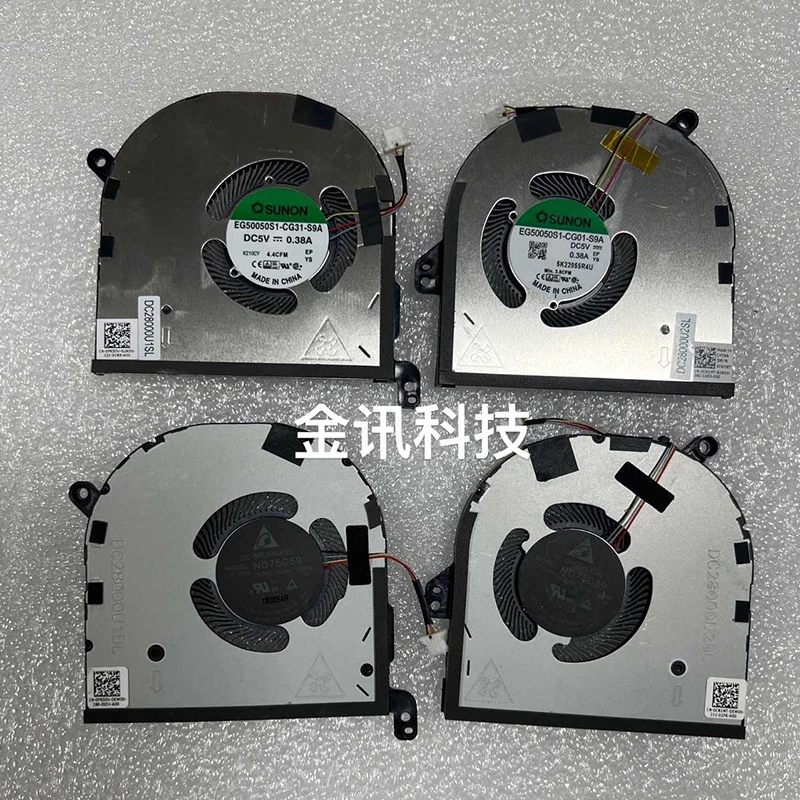 0CN1MT 0FK50V Новый оригинальный охлаждающий вентилятор для ноутбука DELL Precision 5550 XPS 15 9500