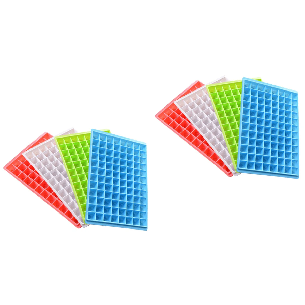 

4 96 Cavities Shape Cube Trays Box Easy-release Making Kitchen Accessories )