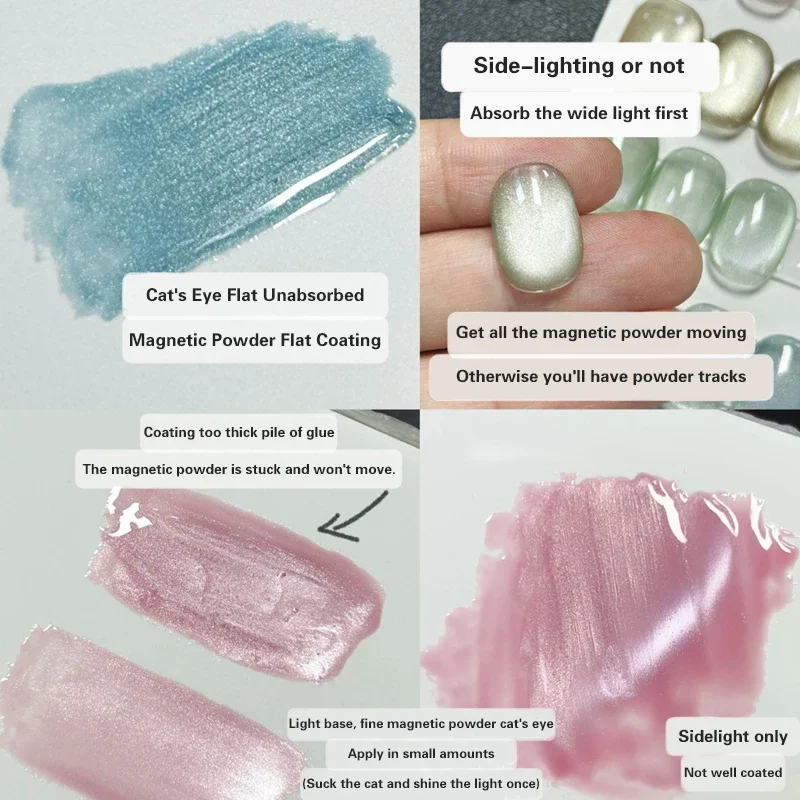 Магнитный Гель-лак для ногтей кошачий глаз