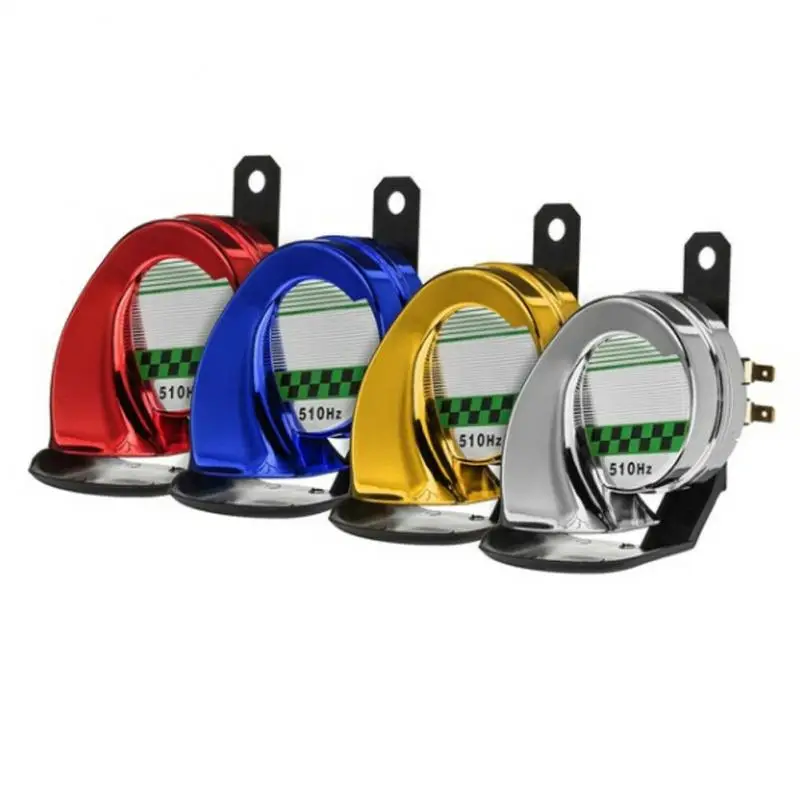 

12V Waterproof DC 130db Motorcycle Snail Air Horn Siren Super Loud For Car Truck Motorbike Universal