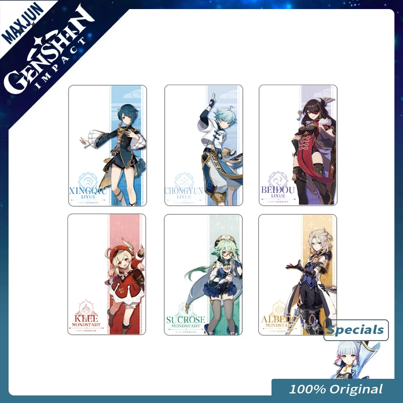 

Genshin Impact Original Game Derivatives Klee Offline Store Collection Card 12cm Kawaii Cosplay PVC Game Card Collectibles