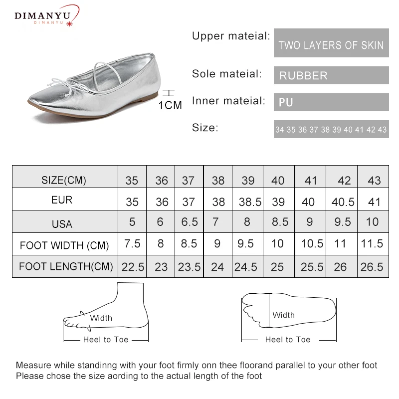 DIMANYU Women Female Mary Jane Shoes Summer 2023 New Ballet Lidies Flat Shoes Fashion Bow Women Shoes