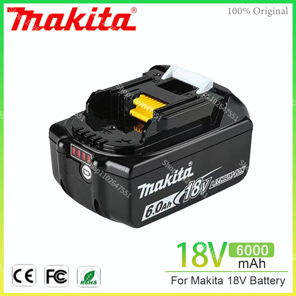 

100% Ач оригинальный Makita 18 в использует Стандартный литий-ионный вместо LXT BL1860B BL1860 BL1850 для зарядки аккумулятора электроинструментов