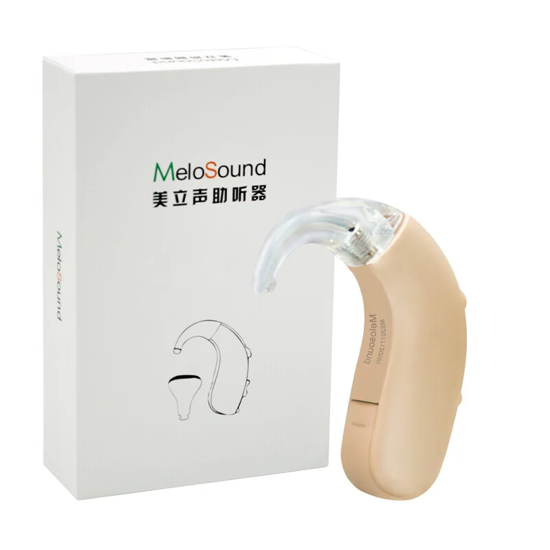 Высококачественный слуховой аппарат MELOSOUND BTE T2-SP усилитель звука инструменты для