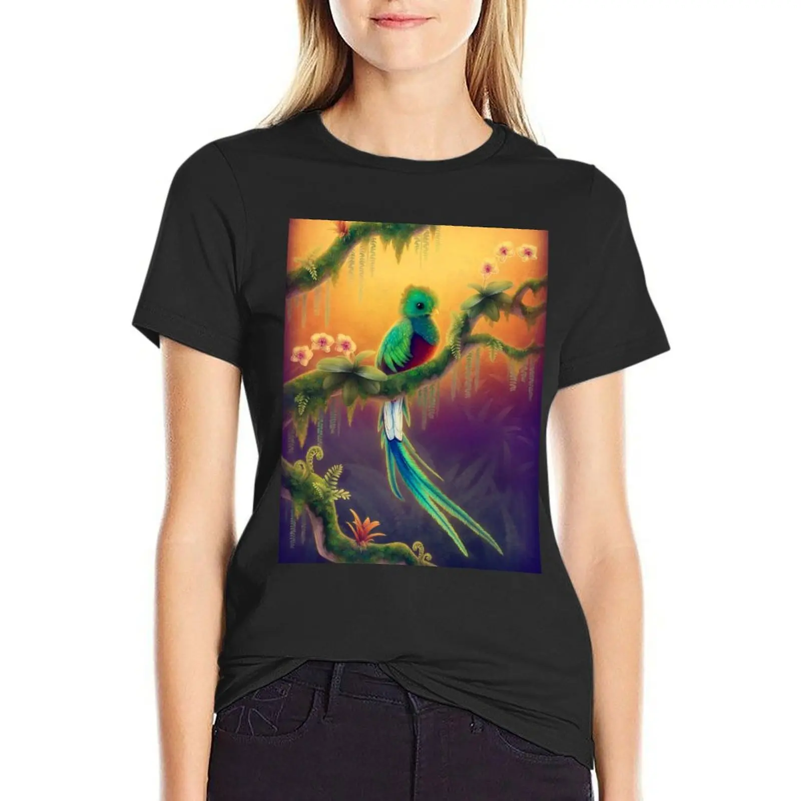 Великолепная футболка кетзал Топы аниме одежда тренировочные футболки для