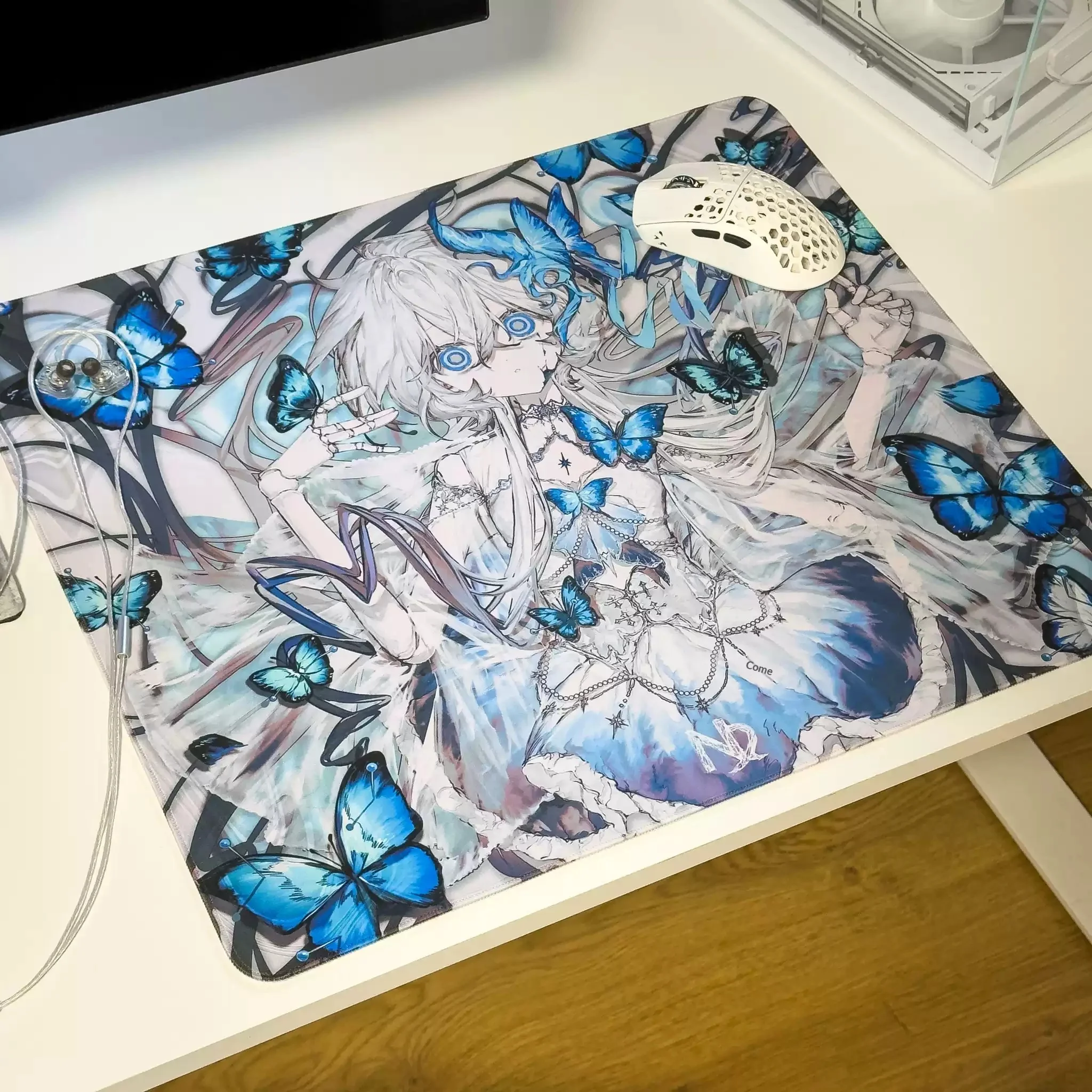 Фото Оригинальный стеклянный коврик для мыши PANPAD Nemvira с полным покрытием, коврик для мыши с покрытием Primer для киберспорта и игр, коврики для мыши PORON Primer, подарки №5