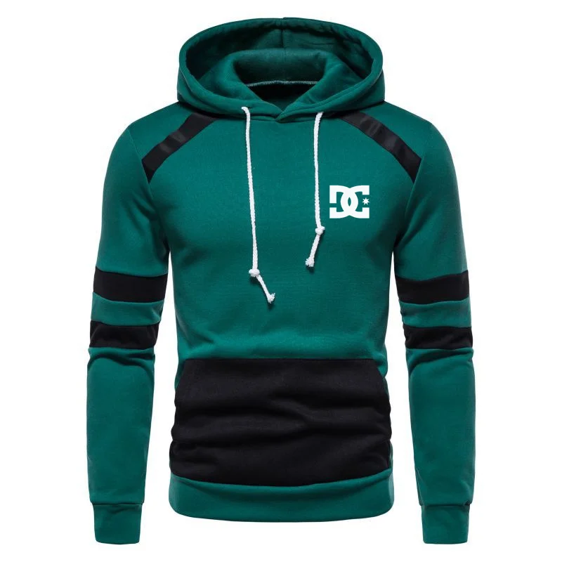 Толстовка мужская с капюшоном на молнии длинным рукавом |