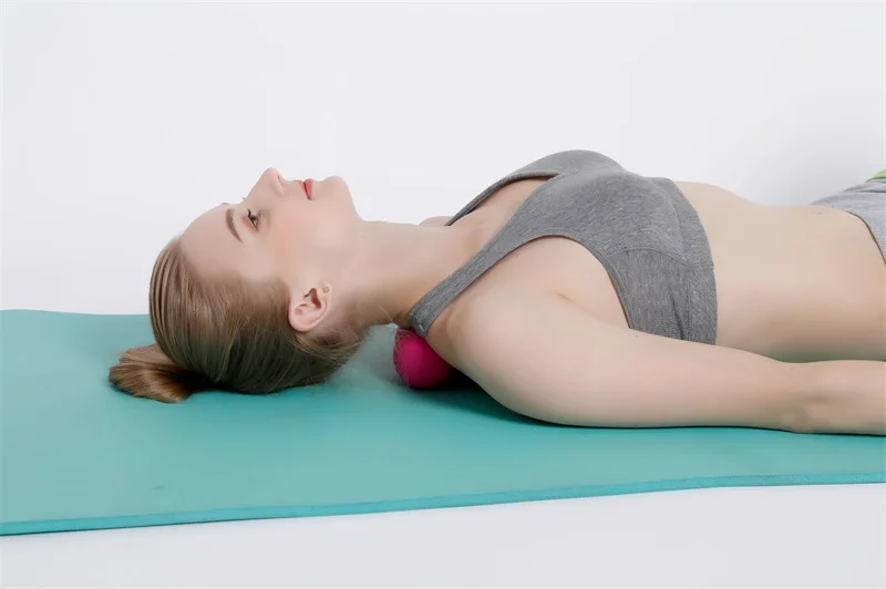Peanut Fitness Massage Ball Set Yoga Roller Double Lacrosse Mobility For Myofascial Physical Therapy Deep Tissue