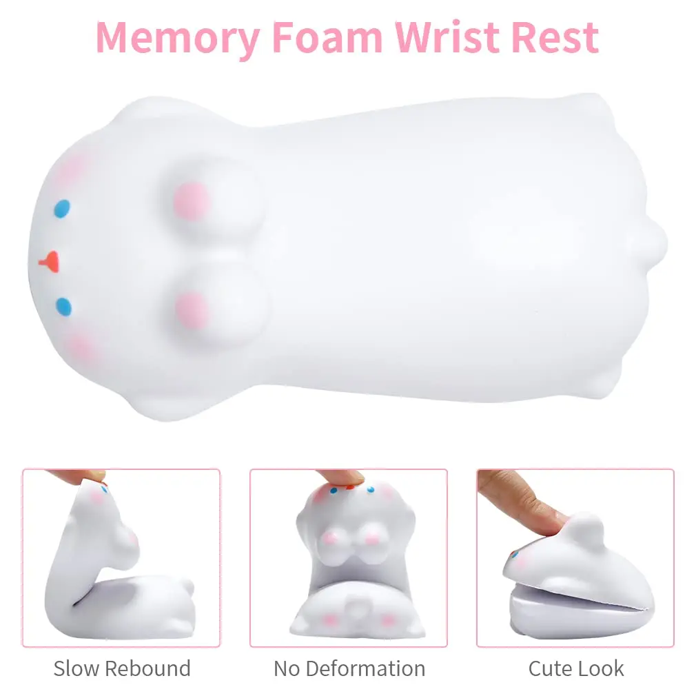 CHYI милая детская Нескользящая обтекаемая Эргономичная подставка для запястья