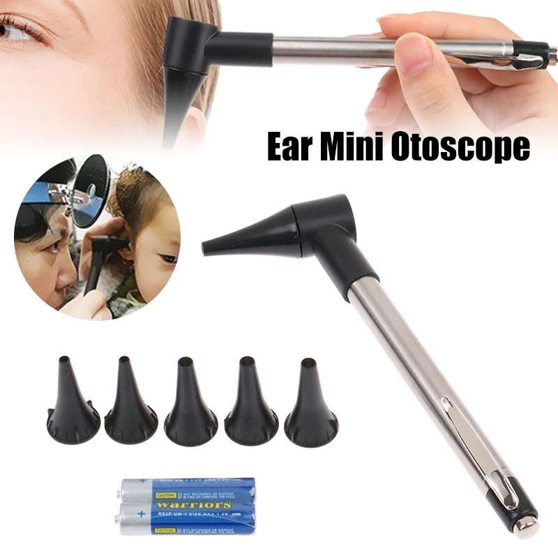 

Медицинский Диагностический Отоскоп, лупа с подсветкой для ушей в клинике, средство для очистки ушей, защита ушей, ручка для носа, 1 комплект