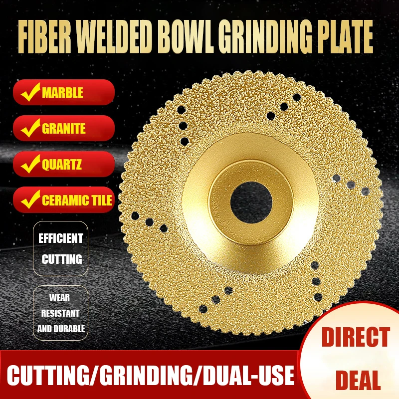 

1pc Porcelain Cutting Disc For Grinder Diamond Brazing Slice Cutting Tool Accessories makita multitool