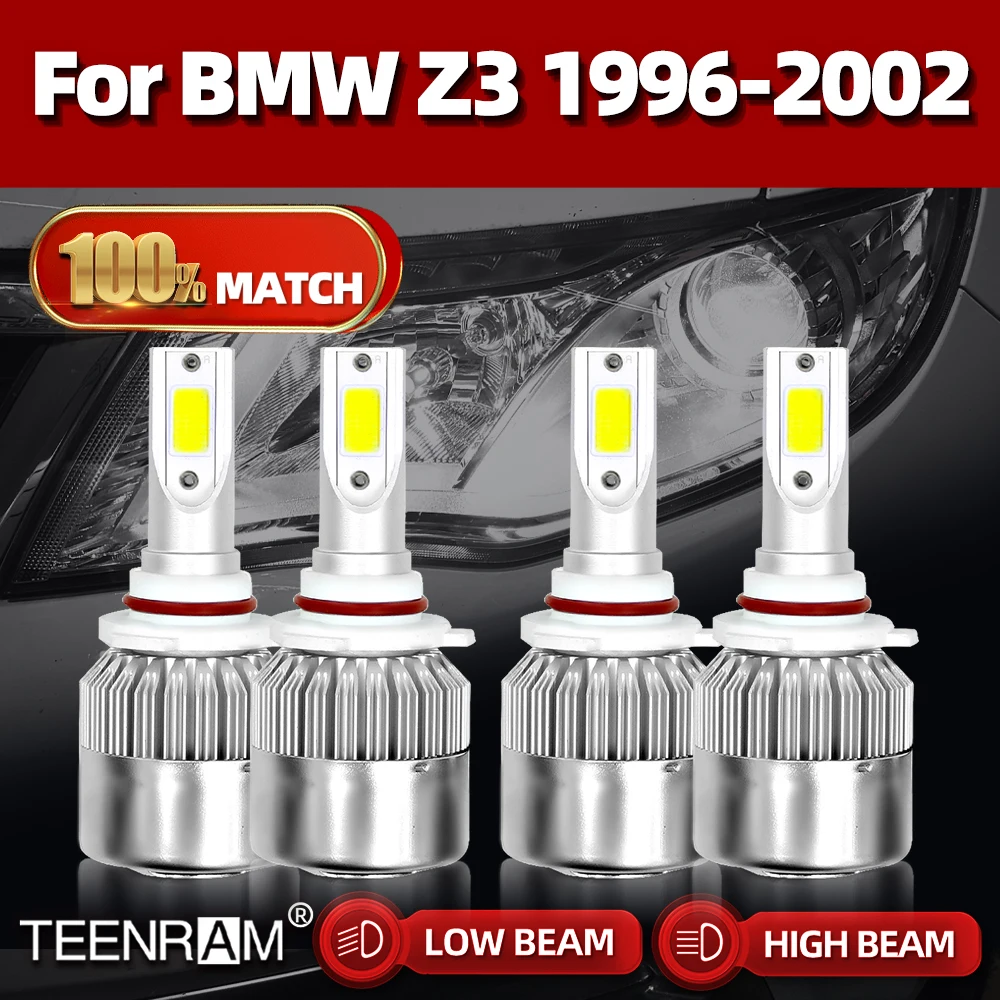 

Canbus LED Headlight 12000LM CSP Chip 9005 9006 HB3 HB4 Car Light 90W 6000K 12V For BMW Z3 1996 1997 1998 1999 2000 2001 2002