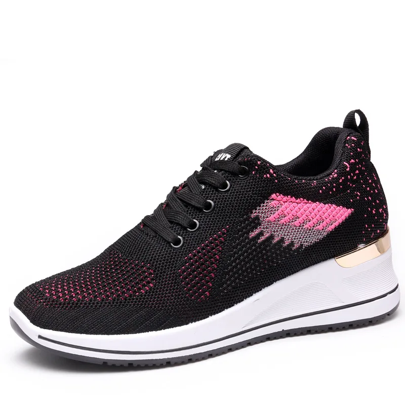

Women Shoes 2022 Autumn Light Comfortable Lace-up Shoes Black Sports Womens Shoes Womens Fashion Platform Sneakers J154