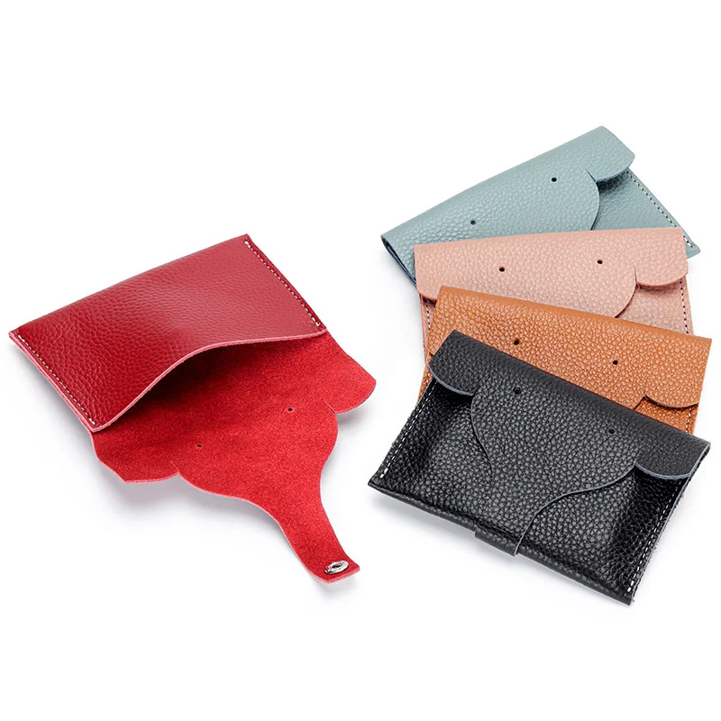 

Creative Cartoon Wallet Small Solid Fashion Cow Leather Purse Card Holder High Quality Short Compact Ultra-thin Wallets