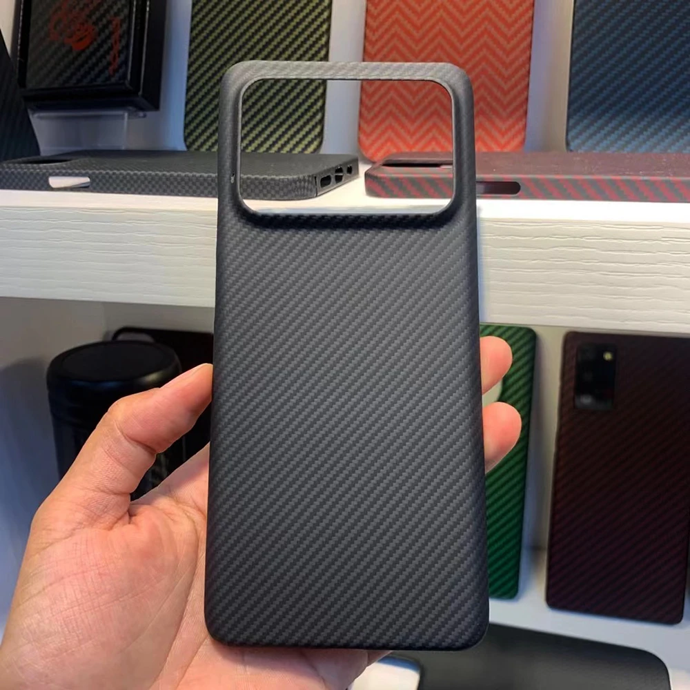 Чехол для телефона из арамидного волокна YTF-carbon 600D XIAOMI MI 11 ультратонкий мужской
