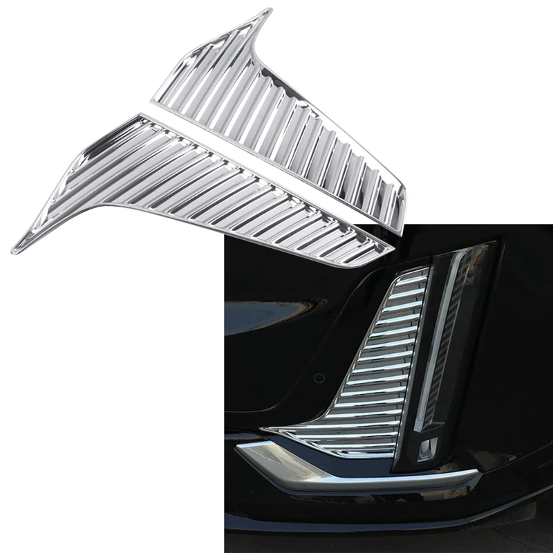 Передний бампер противотуманная фара рамка декоративная накладка для Cadillac XT6 2020