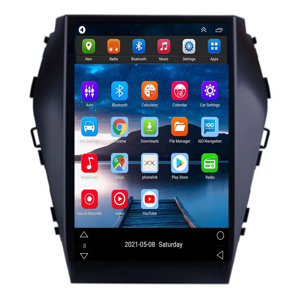 

For Hyundai Santa Fe 3 Android 12 Car Radio multimedia Player DSP IPS GPS For Tesla Screen style 2013 2014 2015 2016 2017 to2035