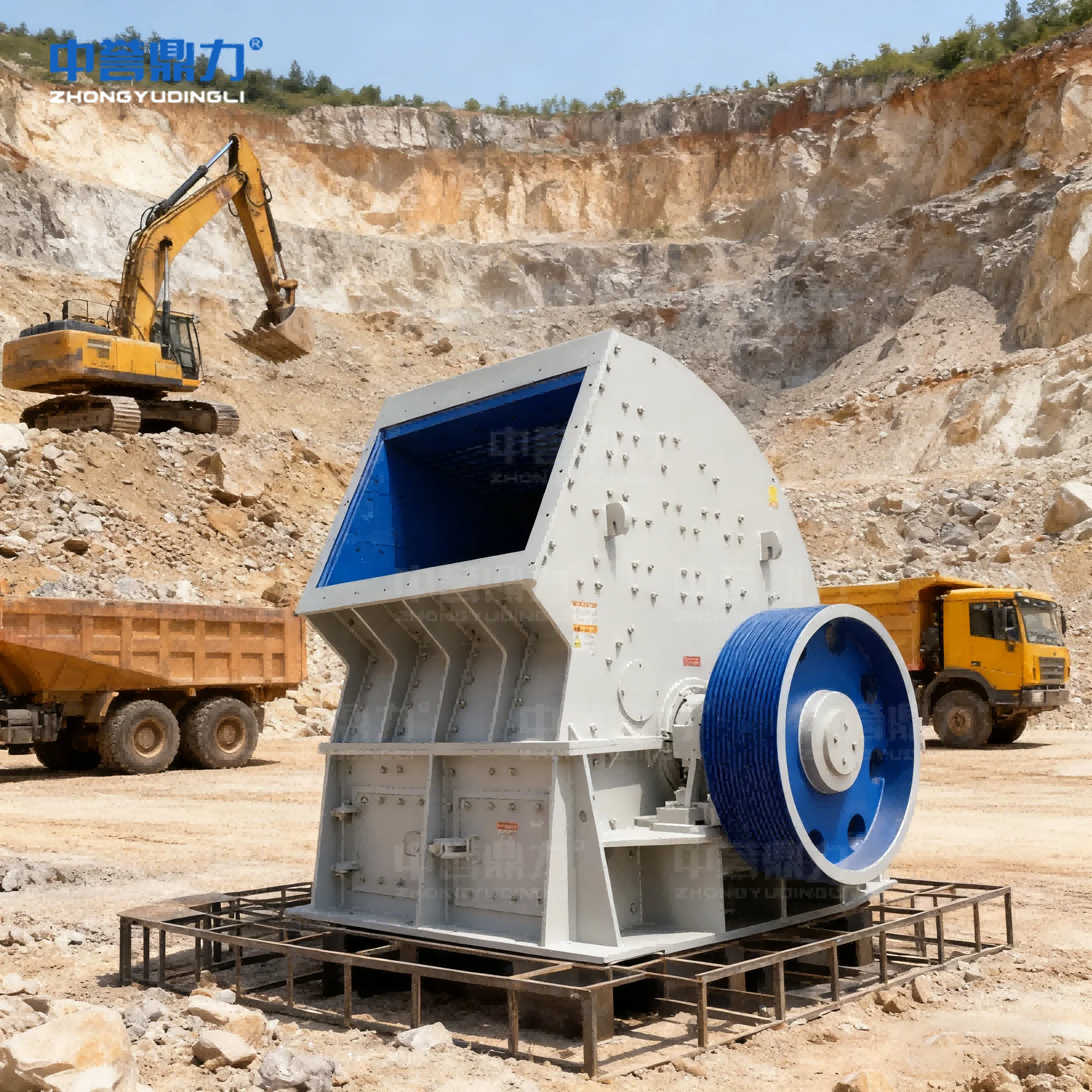 Фото Износостойкий биметаллический молоток для дробилки Sand Aggregate Super Tool DL Smart Heavy Hammer Crusher, 50-6000 т/ч, с низким уровнем пылеобразования №2