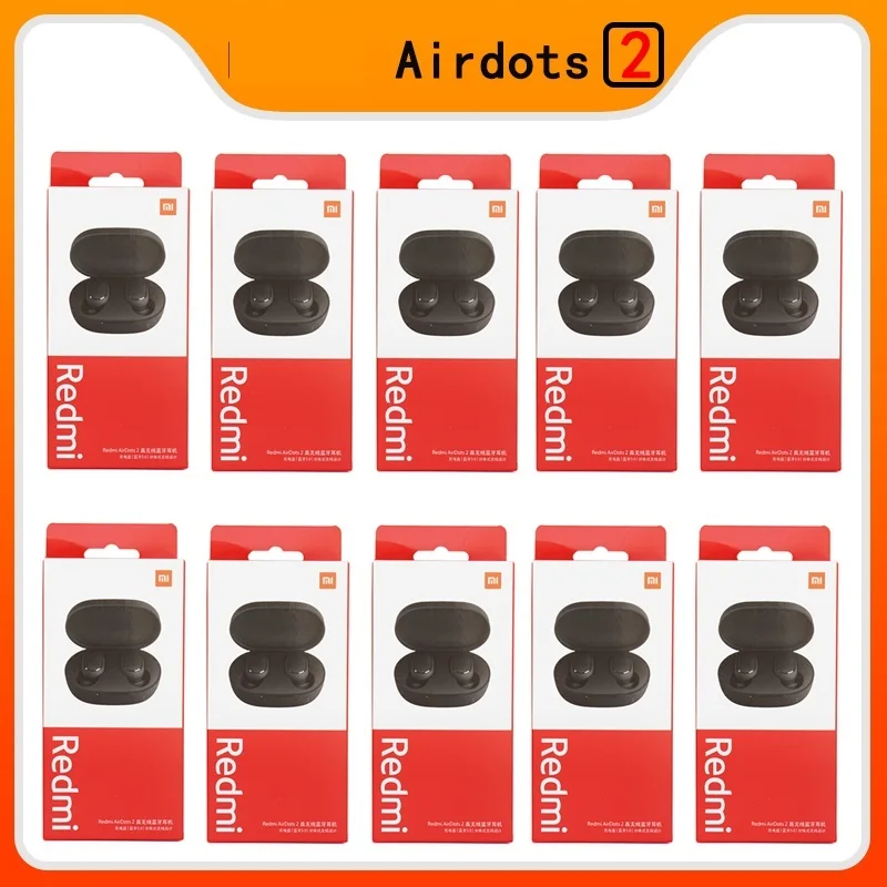 

10 шт. оптом Airdots 2 TWS Bluetooth наушники стерео бас Airdots S 5,0 наушники с микрофоном гарнитура наушники