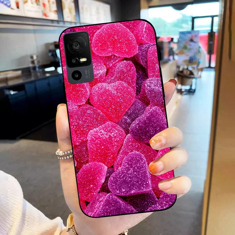 Для TCL 40 XE 40X 5G чехол для телефона противоударный Funda NxtPaper задняя крышка T601D мягкий