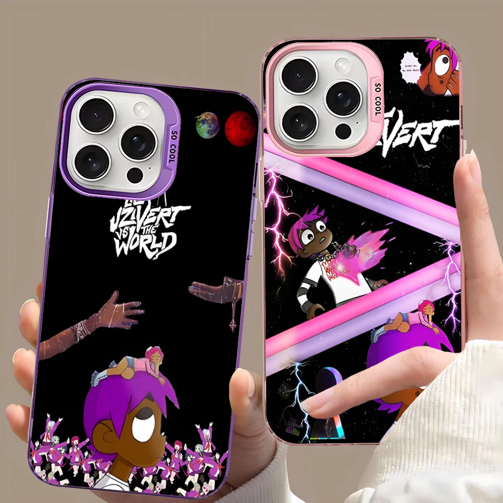 Чехол для телефона Rapper L-Lil U-Uzi V-Vert IPhone 16 15 14 13 12 11 Pro Max X XR XSMAX 8 7 Plus матовая