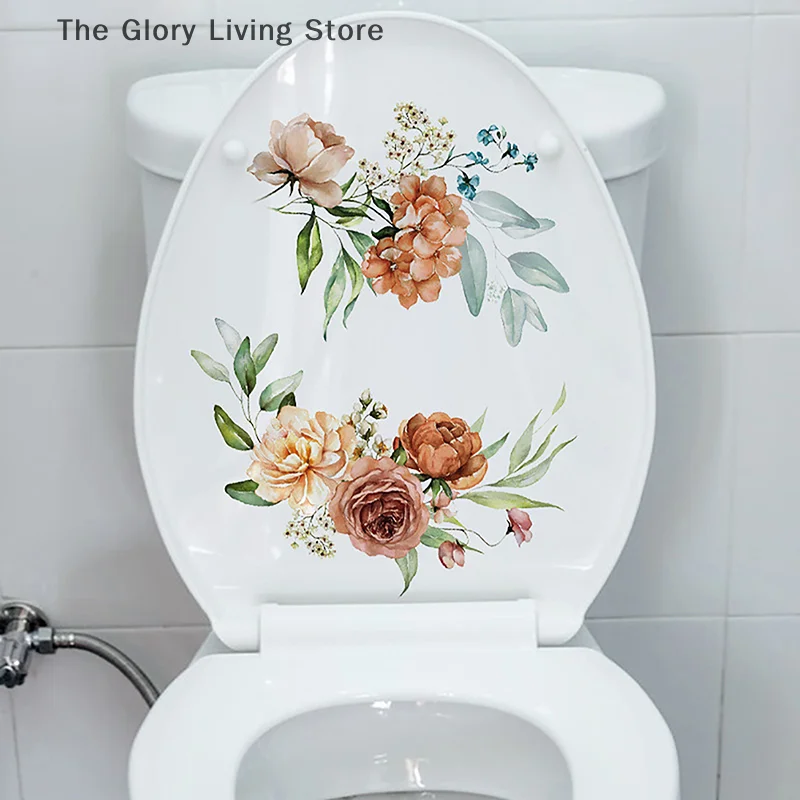 

Настенные цветочные наклейки для бачка унитаза