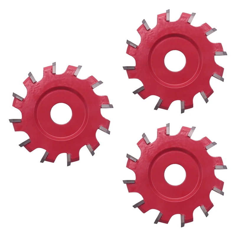 

3X Circular Saw Cutter Round Sawing Cutting Blades Discs Open Composite Panel Slot Groove Plate For Spindle Mac- 10Mm