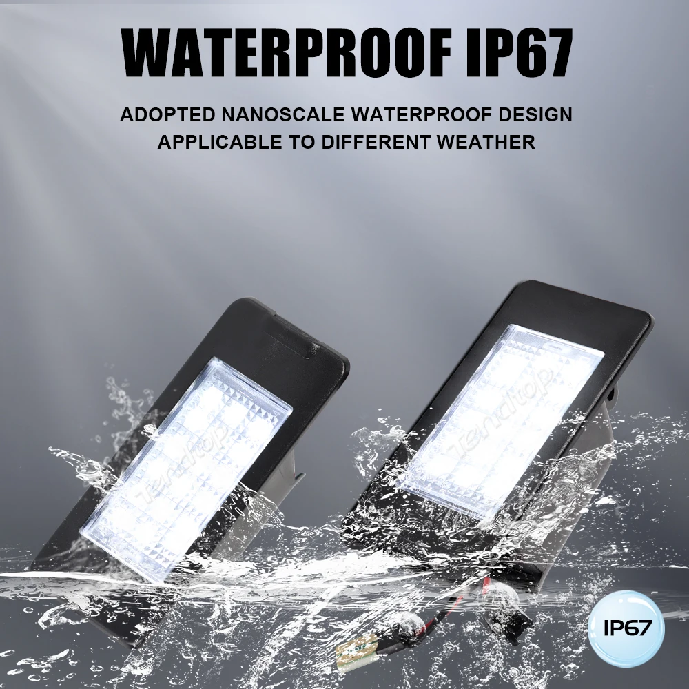 2 шт. светодиодный светильник номерного знака лампа заднего бампера для Chevrolet Malibu