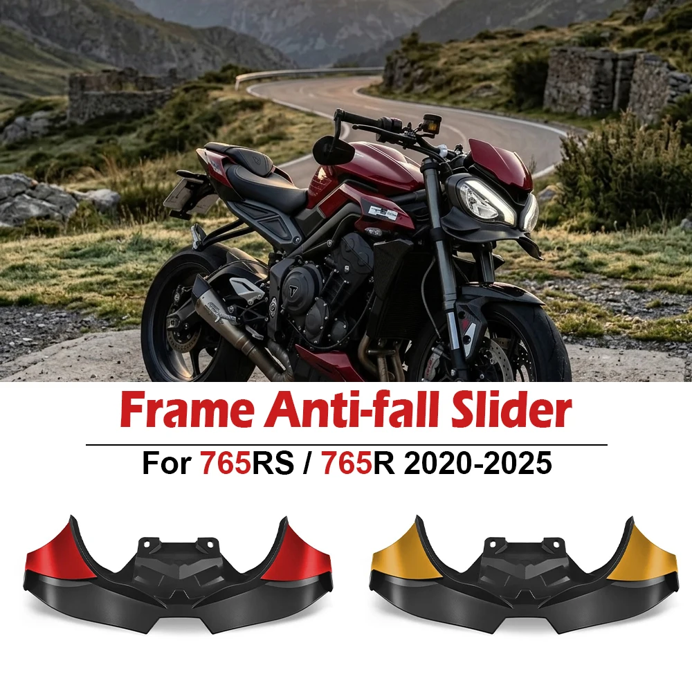 Фото Для мотоцикла Street Triple 765RS 765R 765 R 765 RS 2020-2025 годов выпуска: передний спойлер, переднее тормозное крыло, винглет, дефлектор прижимной силы. №1