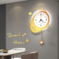 big silent wall clock mechanism modern design creative wall clock with backlight reloj pared decorativo decoration living room