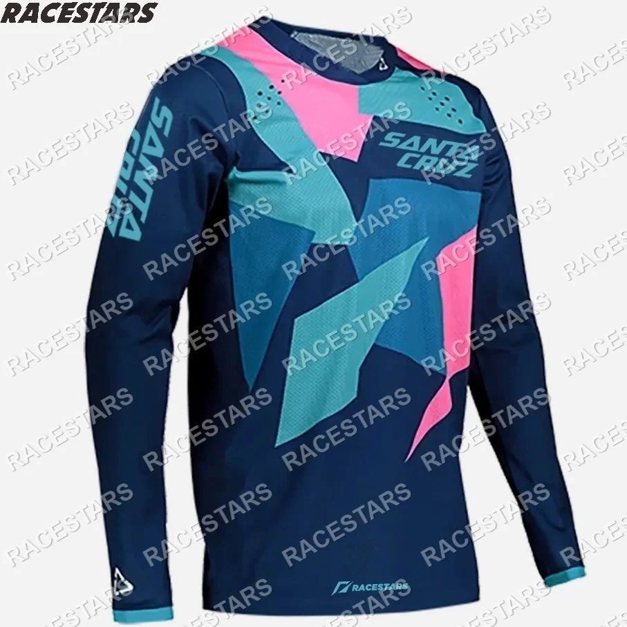 

SANTA CRUZ 2023 Motocross MTB Racing Bike Wear Clothing Quick Dry Motorcycle Mountain Bike Downhill Long Sleeve Cycling Jersey