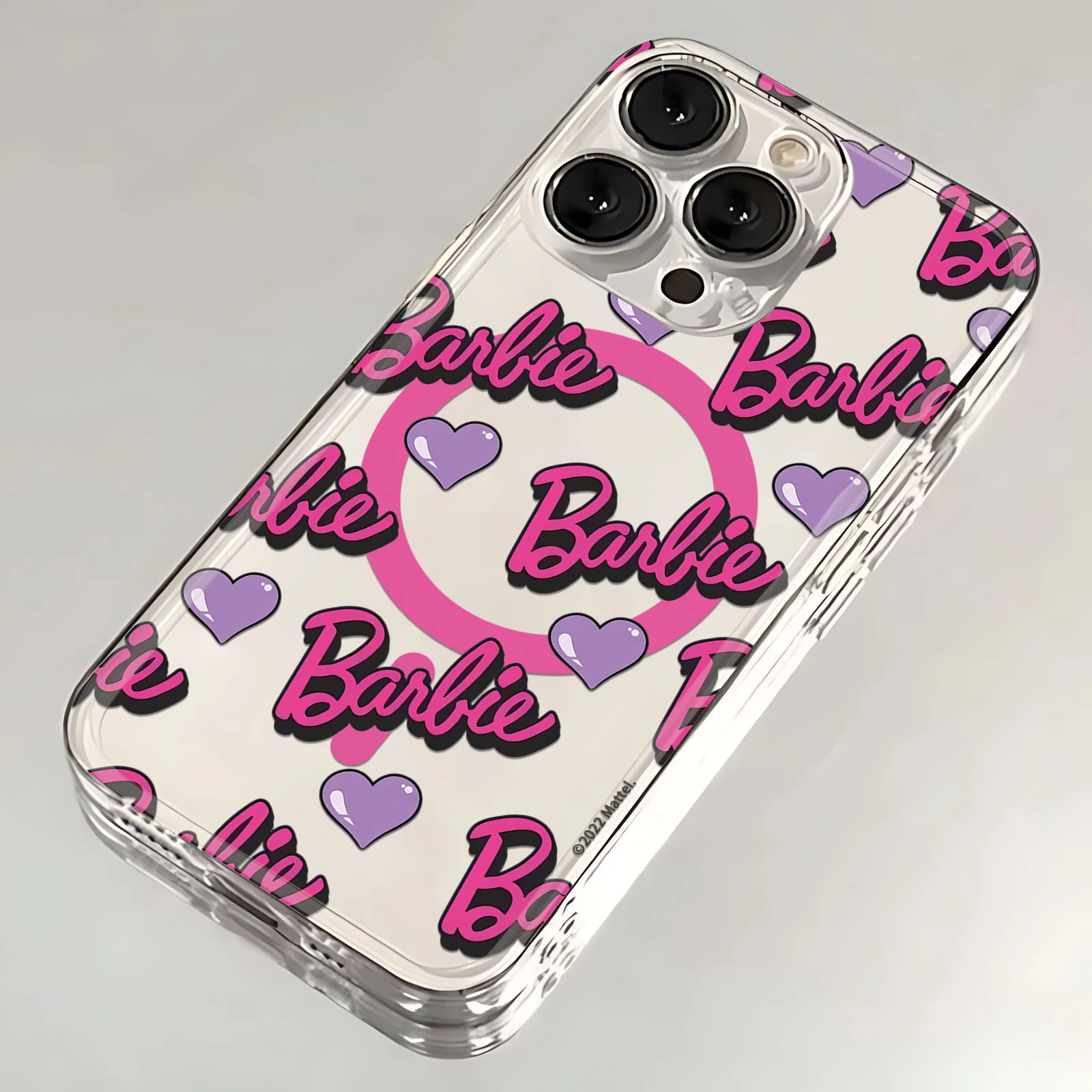 Barbie Princesss Pink Magsafe Magnetic Phone Case for iPhone 16 15 14 13 12 11 8 7 Plus Pro Max X XR XSMax Soft Clear Tpu Cover