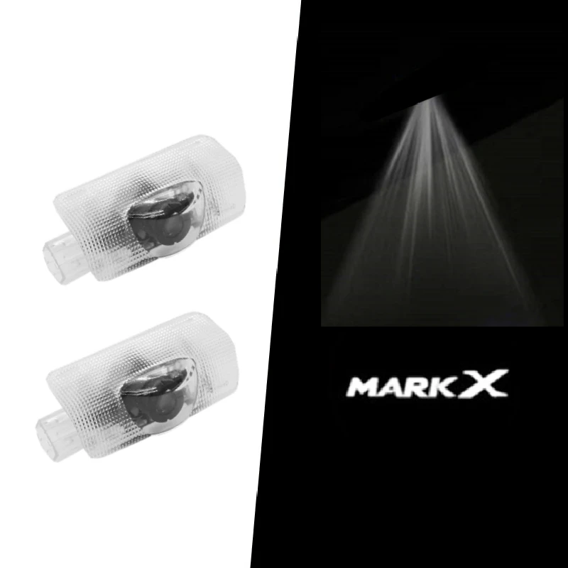 

2pcs Car Door Logo Welcome Lamp For Mark X 2006-2017 Projector Laser Shadow Light Lamps Auto Accessories