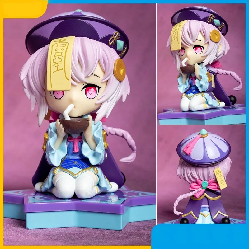 

12 см Genshin Impact Q VER. Фигурка аниме Qiqi 77, фигурка маленького зомби, Коллекционная модель, кукла, игрушки, подарки