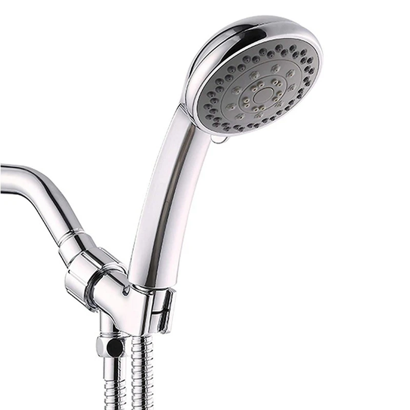 

High Pressure Shower Head With Pause Mode And Massage Spa, 5 Settings Handheld Showerhead Sprayer, Easy To Install