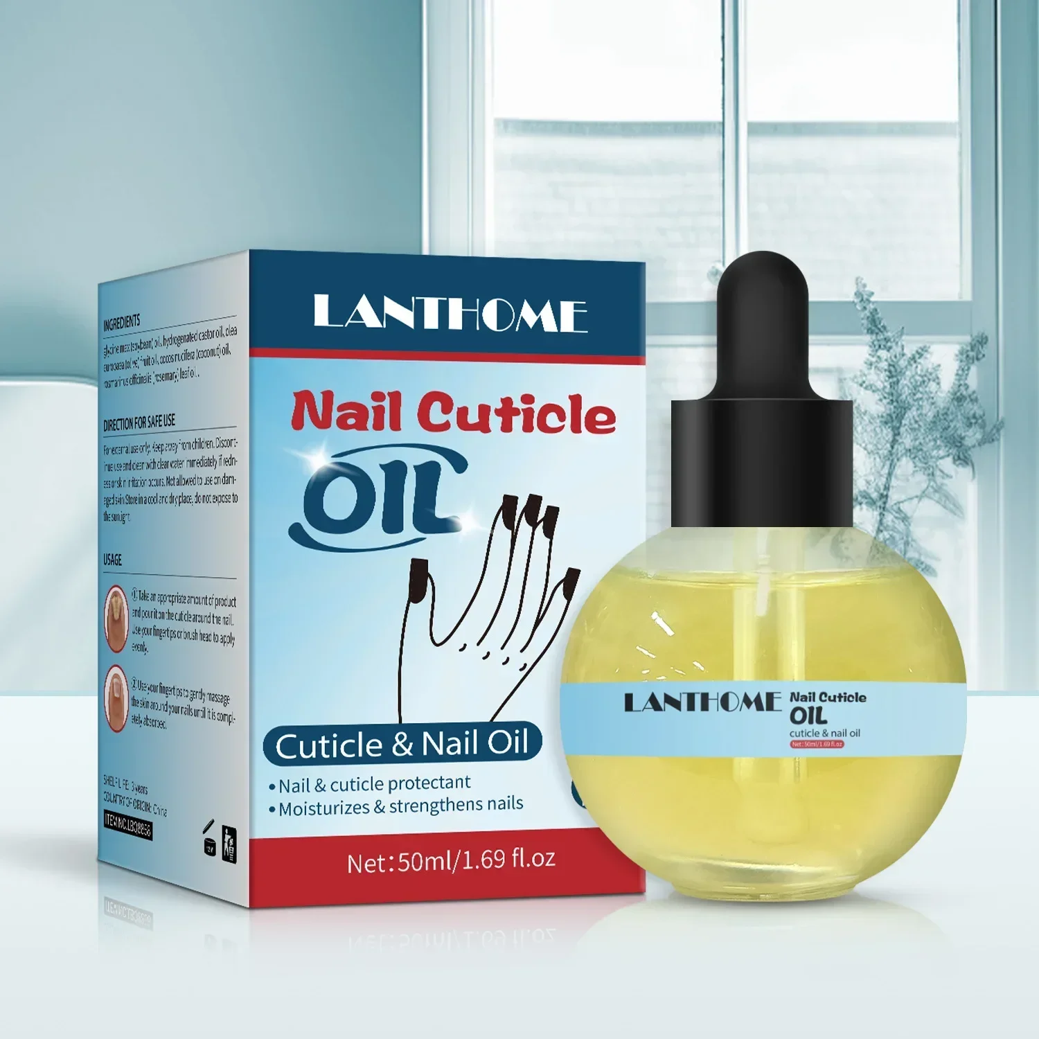 Wzmocnienie paznokci Rozwiązanie odżywcze Naprawa pielęgnacji stóp