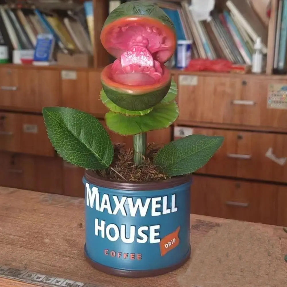 

Cratf Home Decoration Cannibal Flower Piranha Flower Decoration Fake Movie Prop Yard Ornaments Cannibal Plant Figurines