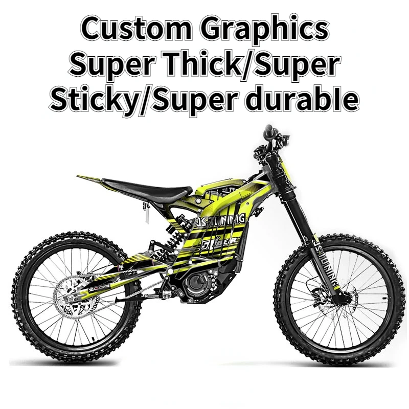 

For SURRON Custom Stickers Light Bee X Electric Off-road Bike Dirtbike Decorative Self-adhesive Moisture-proof Thick SUR-RON