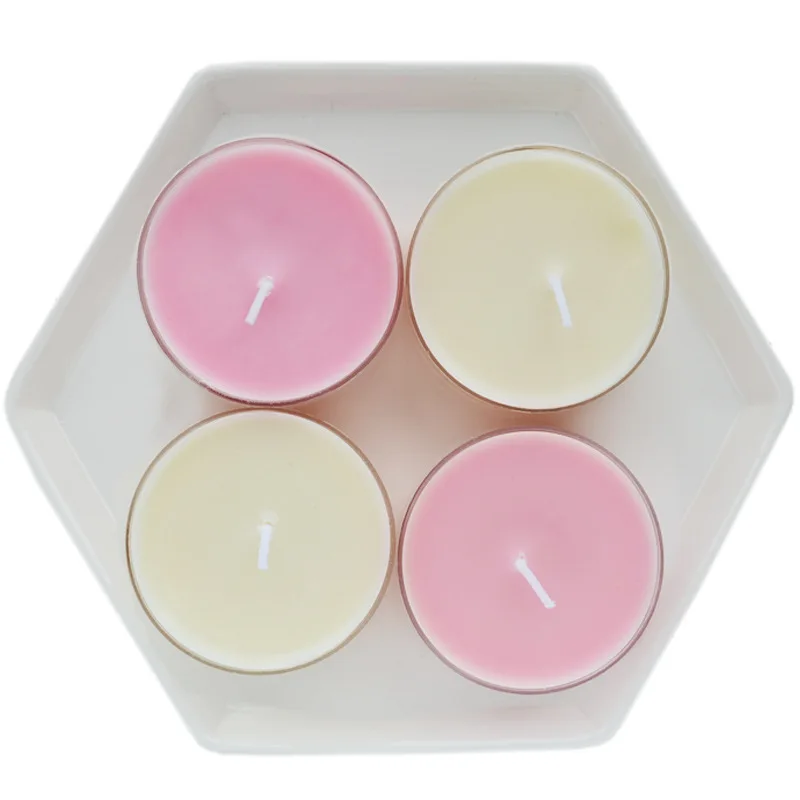 Большой прозрачный акриловый воск для чая 10 часов работы 4 шт.